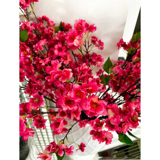 Fuchsia Cherry Blossom ( Pack of 3 Stems) - DesignedBy The Boss