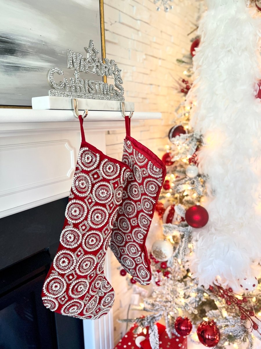 Marble Base Stocking Holder DesignedBy The Boss