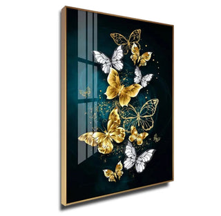 3D Butterfly Glass Wall Art - High Quality 47" Tall - DesignedBy The Boss