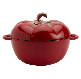 4 - Quart Enameled Cast Iron Tomato Dutch Oven - DesignedBy The Boss