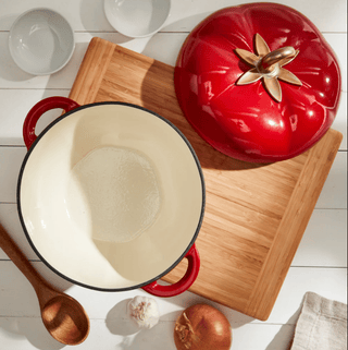 4 - Quart Enameled Cast Iron Tomato Dutch Oven - DesignedBy The Boss