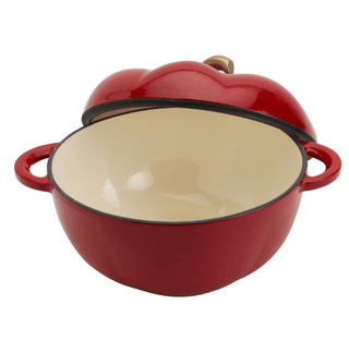4 - Quart Enameled Cast Iron Tomato Dutch Oven - DesignedBy The Boss