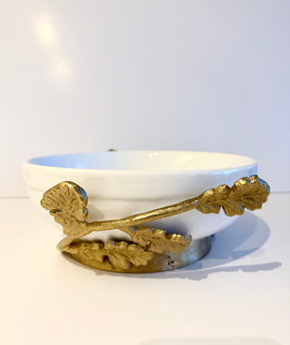 White Ceramic Serving Bowl