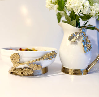 White Ceramic Serving Bowl