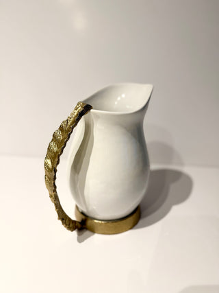 White Ceramic Pitcher