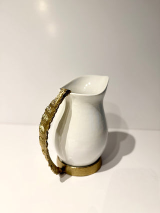 White Ceramic Pitcher