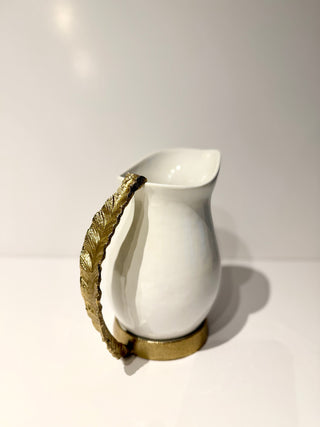 White Ceramic Pitcher