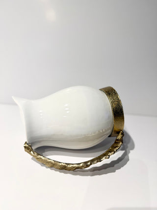 White Ceramic Pitcher
