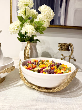 White Ceramic Pitcher