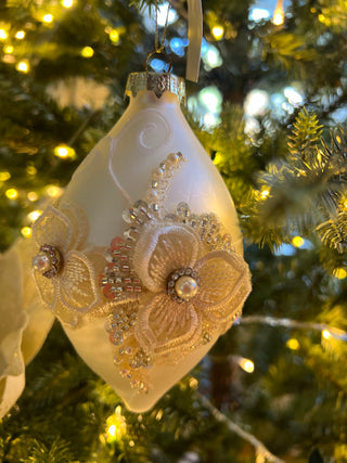 Embellish Teardrop Christmas Ornaments - Set of 6