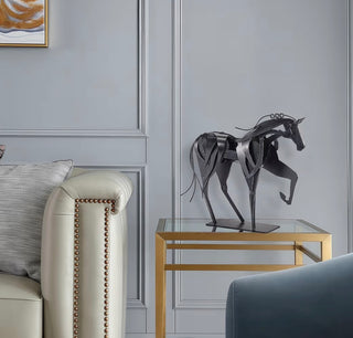 Handmade Metal Horse Sculpture - Unique Decor @DesignedBy The Boss