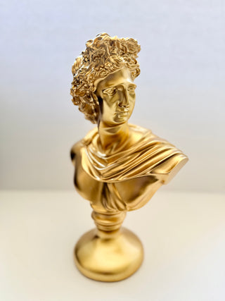 Gold Hand-Painted Decorative Object - Elegant Accent For Home Decor, Living Room, Office Space, Artful Design