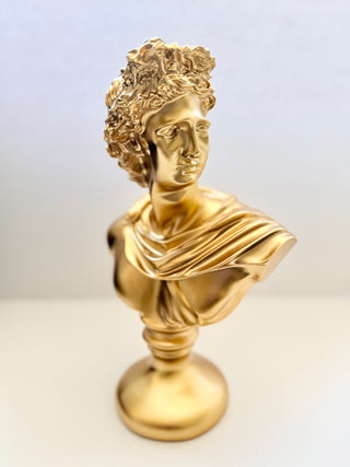 Gold Hand-Painted Decorative Object - Elegant Accent For Home Decor, Living Room, Office Space, Artful Design