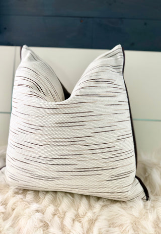Nya By DesignedBy The Boss - Set of 2 Decorative Pillows Cover + 2 Down Feather Inserts (22"X22")