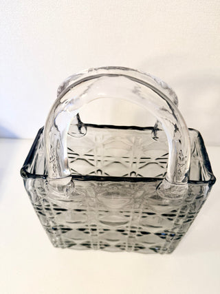 Glass Handbag Shape Vase - Flower Vase - Home Decor