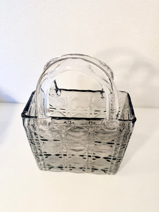 Glass Handbag Shape Vase - Flower Vase - Home Decor