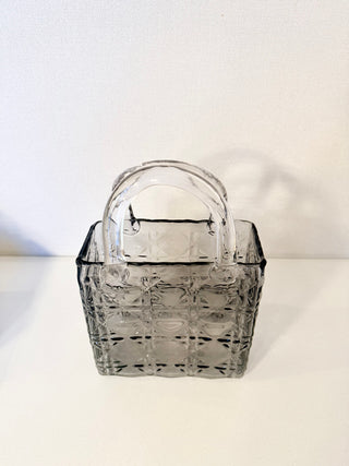 Glass Handbag Shape Vase - Flower Vase - Home Decor
