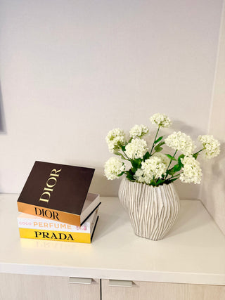 Set of 3 Decorative Luxury Hardcover Books - Home Decor - Open For Storage