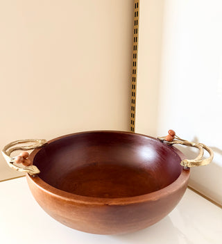 Golden Orchard Wood Serving Bowl Collection