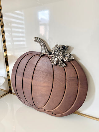 Autumn🍂 Charm Wooden Pumpkin Board