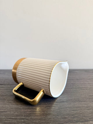 Golden Elegance Coffee Collection — Pieces Sold Separately