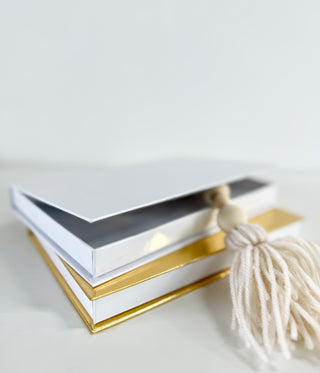 Fake Decorative Books Open For Storage / Wood Bead Tassel Garland / Home Decor