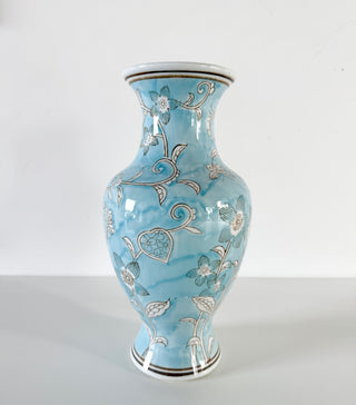 Chinoiserie Ceramic Vase - Flower Vase