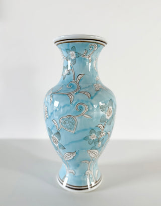 Chinoiserie Ceramic Vase - Flower Vase