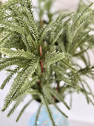 Real Touch Cedar Stems Faux Winter Greenery Holiday Decor Bundle (Pack Of 3)