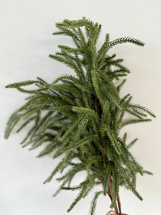 Real Touch Cedar Stems Faux Winter Greenery Holiday Decor Bundle (Pack Of 3)