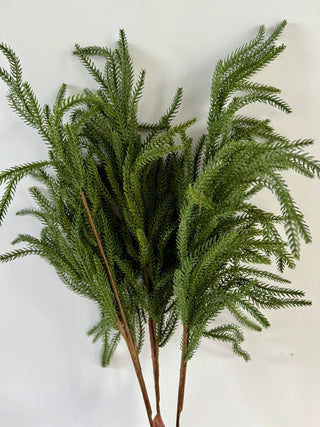 Real Touch Cedar Stems Faux Winter Greenery Holiday Decor Bundle (Pack Of 3)