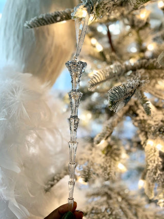 Acrylic Icicle Hanging Ornaments - Acrylic Icicle Pendant Christmas Tree (Set Of 4) - DesignedBy The Boss