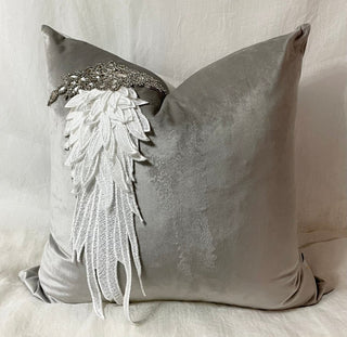 Angel Decorative Throw Pillow Cover 22" X 22" Luxe Collections | Beautiful Details (Set of 2) - DesignedBy The Boss