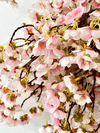 Artificial Cherry Blossom Flowers Long Stems - Silk Cherry Blossom Branches, 40.5" - DesignedBy The Boss