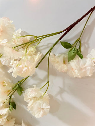 Artificial Silk Cherry Blossoms 40" (Pack of 3 Stems) High Quality Silk - DesignedBy The Boss