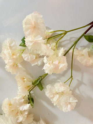 Artificial Silk Cherry Blossoms 40" (Pack of 3 Stems) High Quality Silk - DesignedBy The Boss