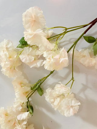 Artificial Silk Cherry Blossoms 40" (Pack of 3 Stems) High Quality Silk - DesignedBy The Boss