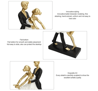 Ballet Dancer - Romantic Dancing Couple Sculpture - DesignedBy The Boss