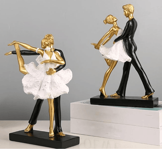 Ballet Dancer - Romantic Dancing Couple Sculpture - DesignedBy The Boss