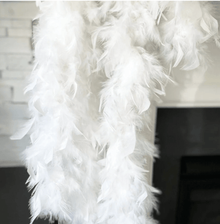 Big White Majestic Peacock With Real Goose Feather, High Quality By Designed By The Boss - DesignedBy The Boss