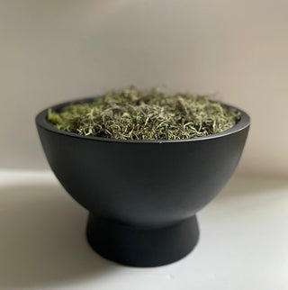 Black Bowl With Greenery Filler - DesignedBy The Boss