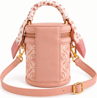 Blush Pink Happy Bear Mini Crossbody Bag - DesignedBy The Boss