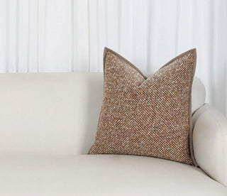 Brown Decorative Pillow Cover 22" X 22" (Set of 2) - DesignedBy The Boss