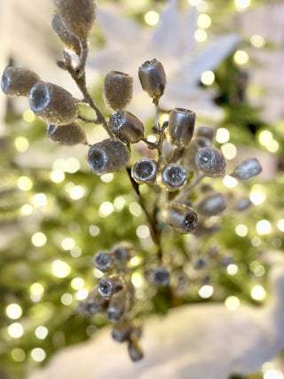 Champagne Glittered Christmas Stem - DesignedBy The Boss