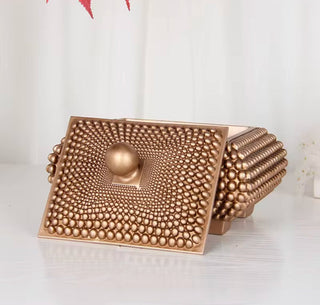 Decorative Studded Box with Gold Detail Only At DesignedBy The Boss - Unique Design - DesignedBy The Boss