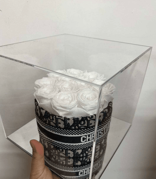 Dior Box With Preserved Roses - DesignedBy The Boss