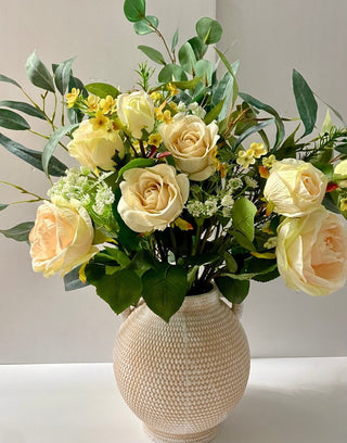 Faux Composed Flower Arrangement Mixed Blooms - DesignedBy The Boss