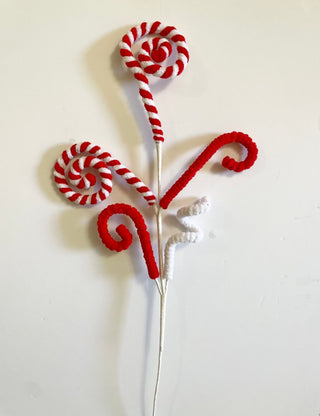 Gingerbread And Peppermint Candy Pick For Christmas Tree - DesignedBy The Boss