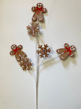 Gingerbread And Peppermint Candy Pick For Christmas Tree - DesignedBy The Boss