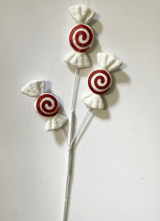 Gingerbread And Peppermint Candy Pick For Christmas Tree - DesignedBy The Boss